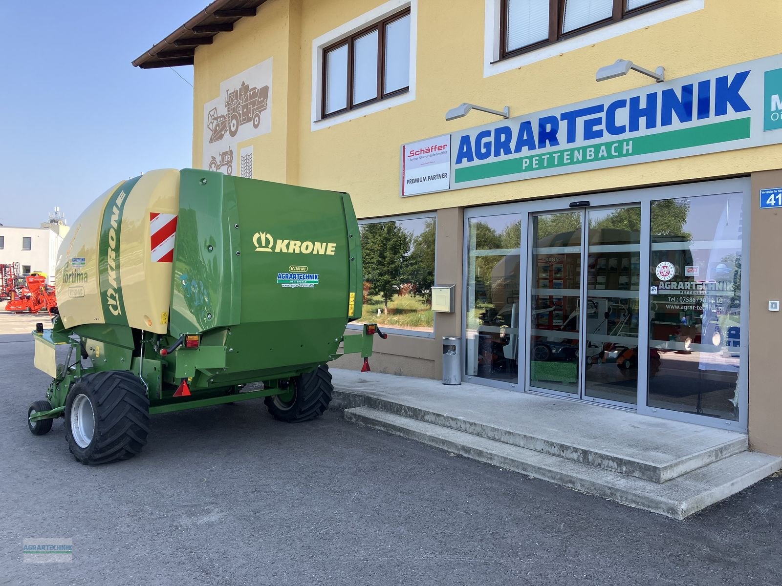 Rundballenpresse des Typs Krone Fortima V 1500 MC, Gebrauchtmaschine in Pettenbach (Bild 3)