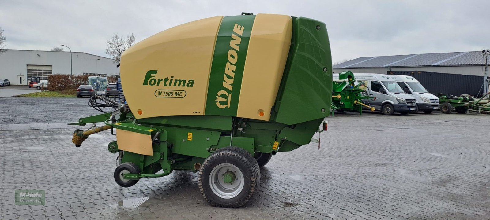 Rundballenpresse van het type Krone Fortima V 1500 MC, Gebrauchtmaschine in Borgholzhausen (Foto 7)
