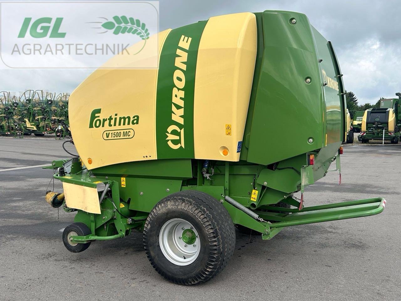 Rundballenpresse des Typs Krone Fortima V 1500 MC, Gebrauchtmaschine in Nabburg (Bild 4)