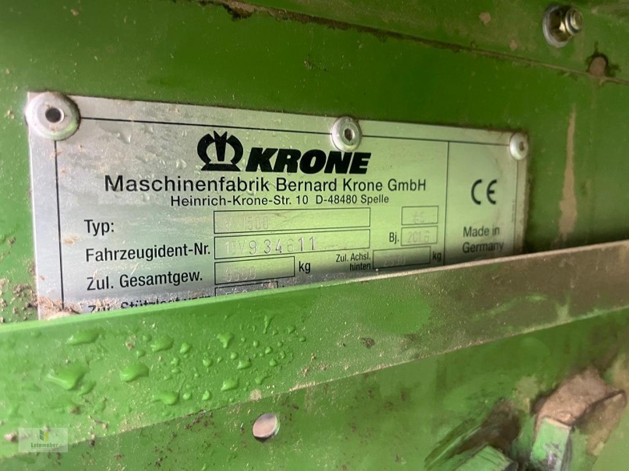 Rundballenpresse typu Krone Fortima V 1500 MC, Gebrauchtmaschine v Neuhof - Dorfborn (Obrázek 11)