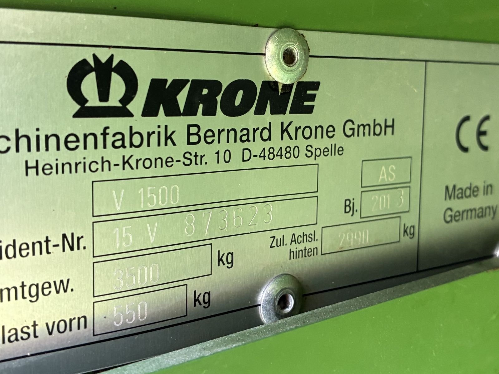 Rundballenpresse des Typs Krone Fortima V 1500 MC, Gebrauchtmaschine in Villach (Bild 8)