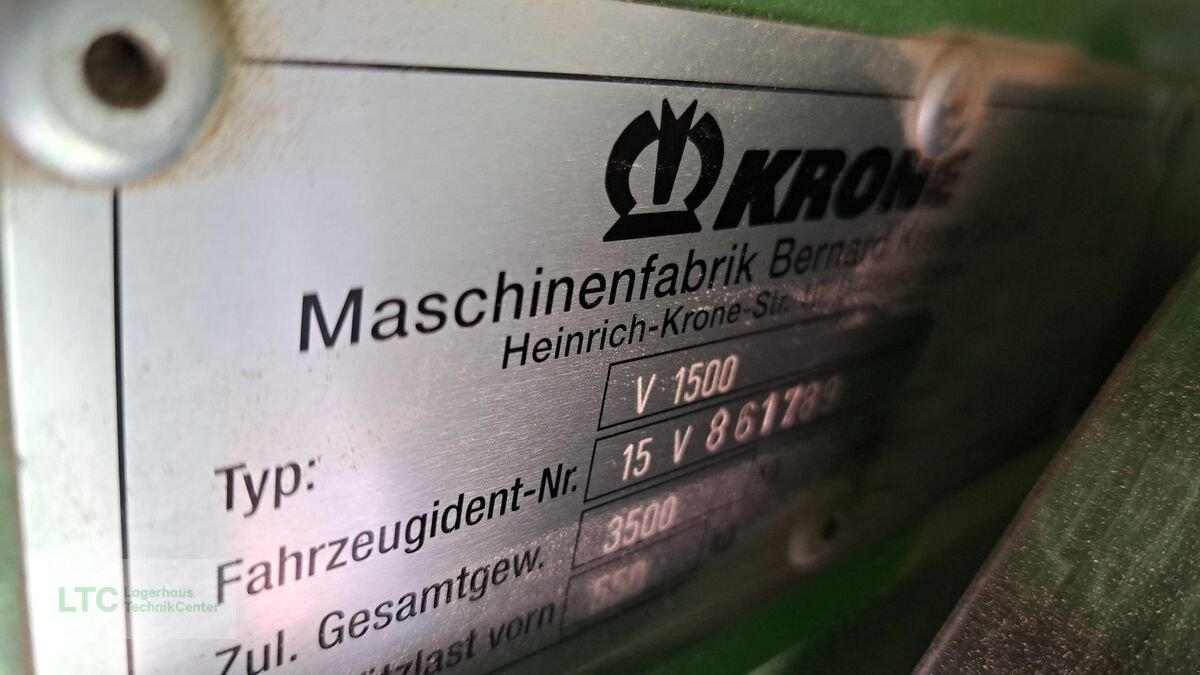 Rundballenpresse типа Krone Fortima V 1500 MC, Gebrauchtmaschine в Redlham (Фотография 10)