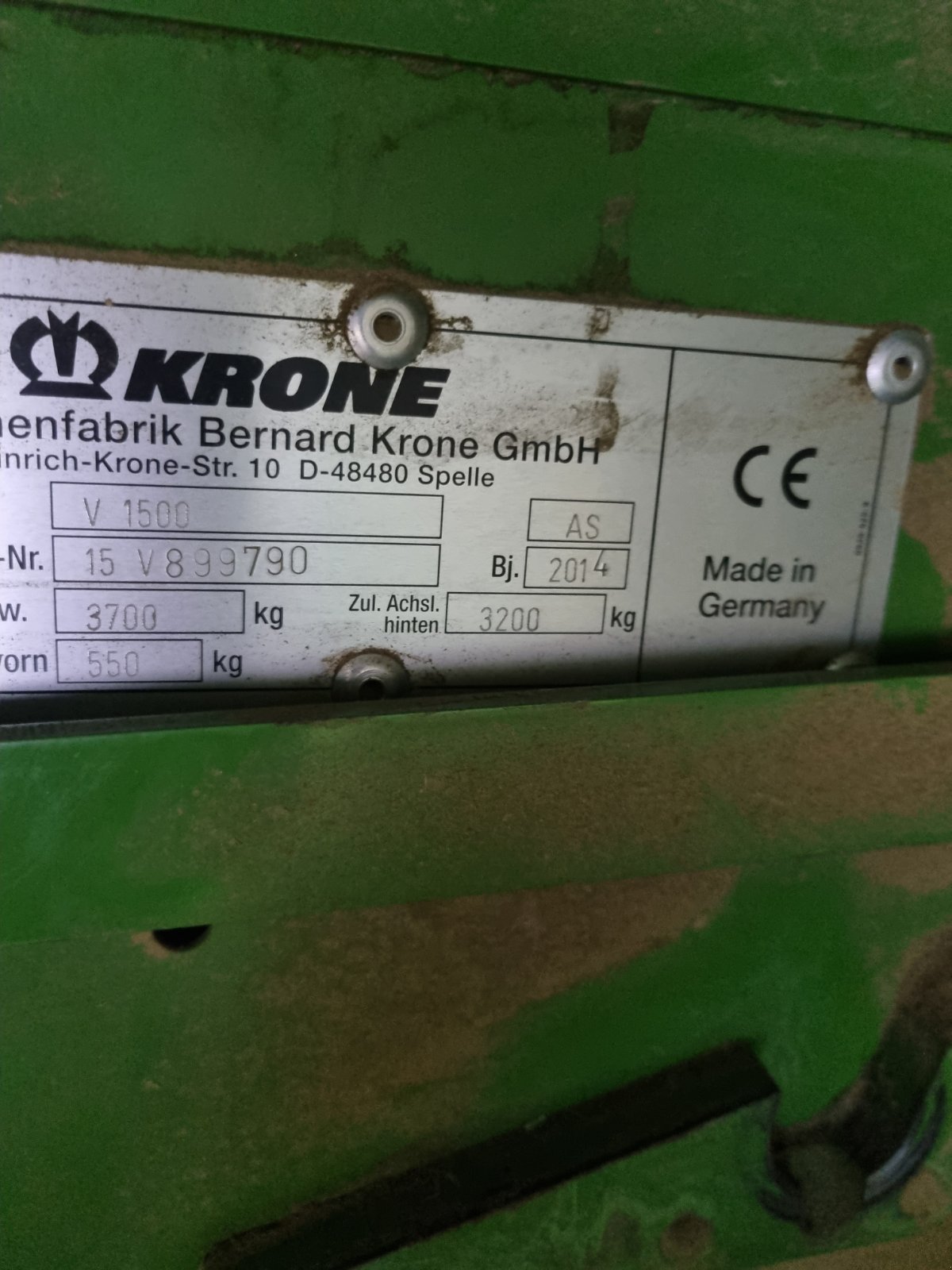 Rundballenpresse typu Krone Fortima V 1500 MC, Gebrauchtmaschine v Kranzberg (Obrázek 2)