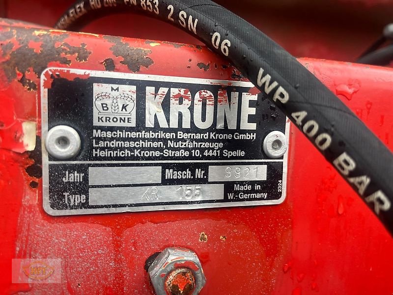 Rundballenpresse типа Krone KR 155, Gebrauchtmaschine в Waldkappel (Фотография 10)