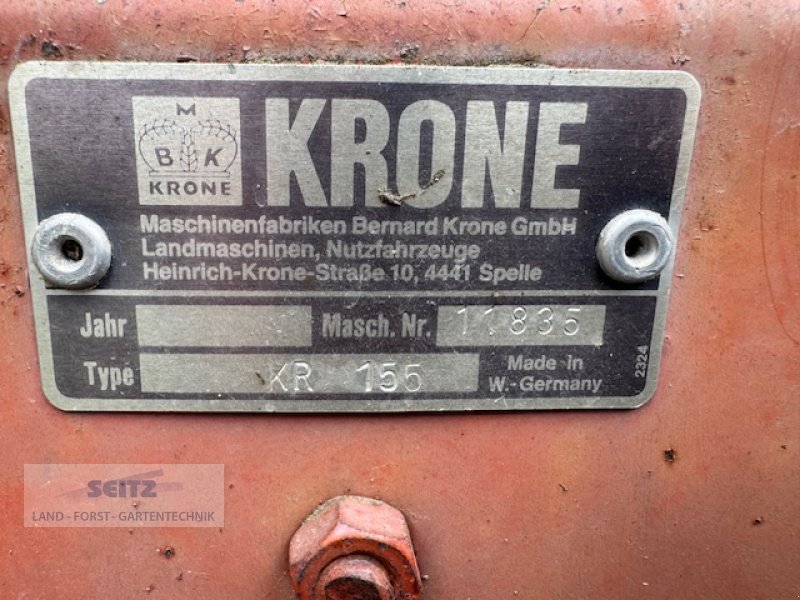 Rundballenpresse типа Krone KR 155, Gebrauchtmaschine в Lindenfels-Glattbach (Фотография 14)