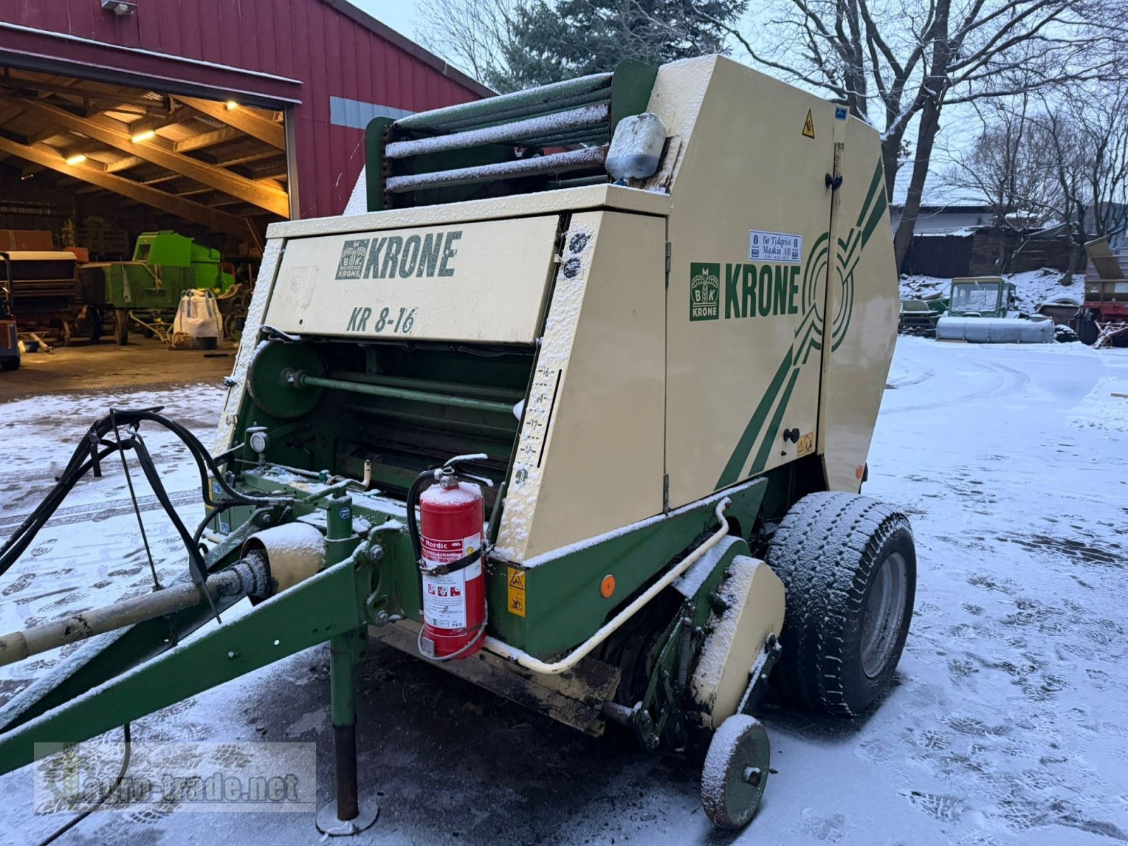 Rundballenpresse typu Krone KR 8-16 S, Gebrauchtmaschine v Ellerdorf (Obrázek 1)
