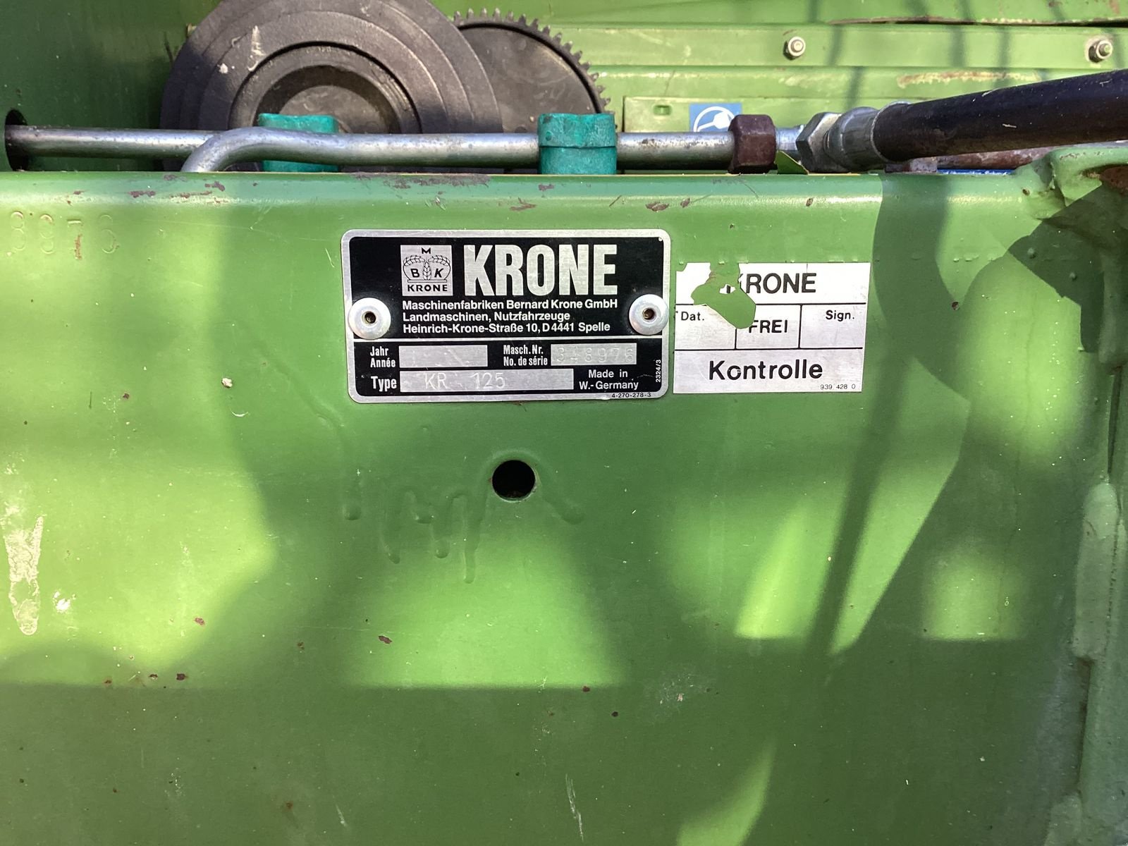 Rundballenpresse tip Krone KR125, Gebrauchtmaschine in Oberweidelham (Poză 2)