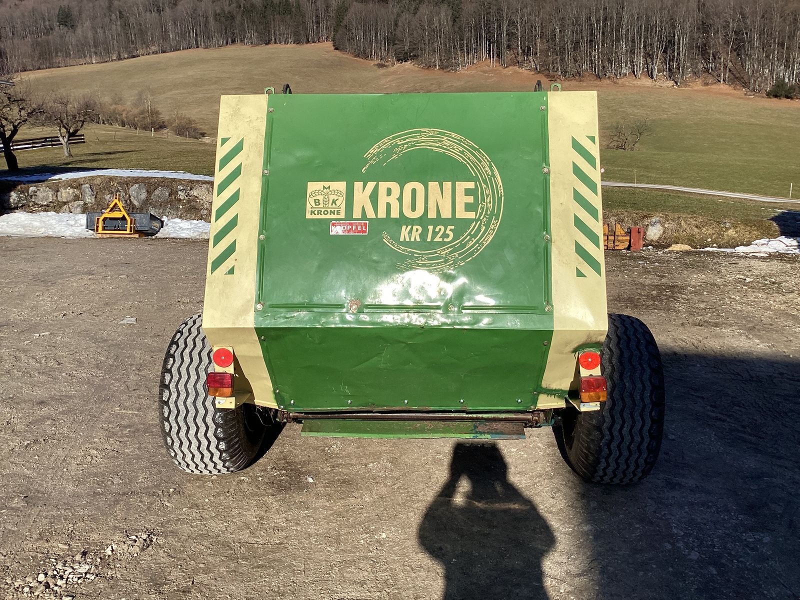 Rundballenpresse tip Krone KR125, Gebrauchtmaschine in Oberweidelham (Poză 6)
