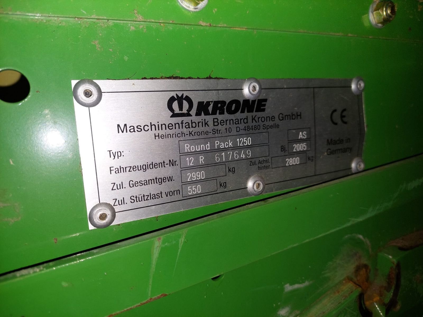 Rundballenpresse typu Krone RP 1250 MC, Gebrauchtmaschine v Hopfgarten (Obrázek 2)