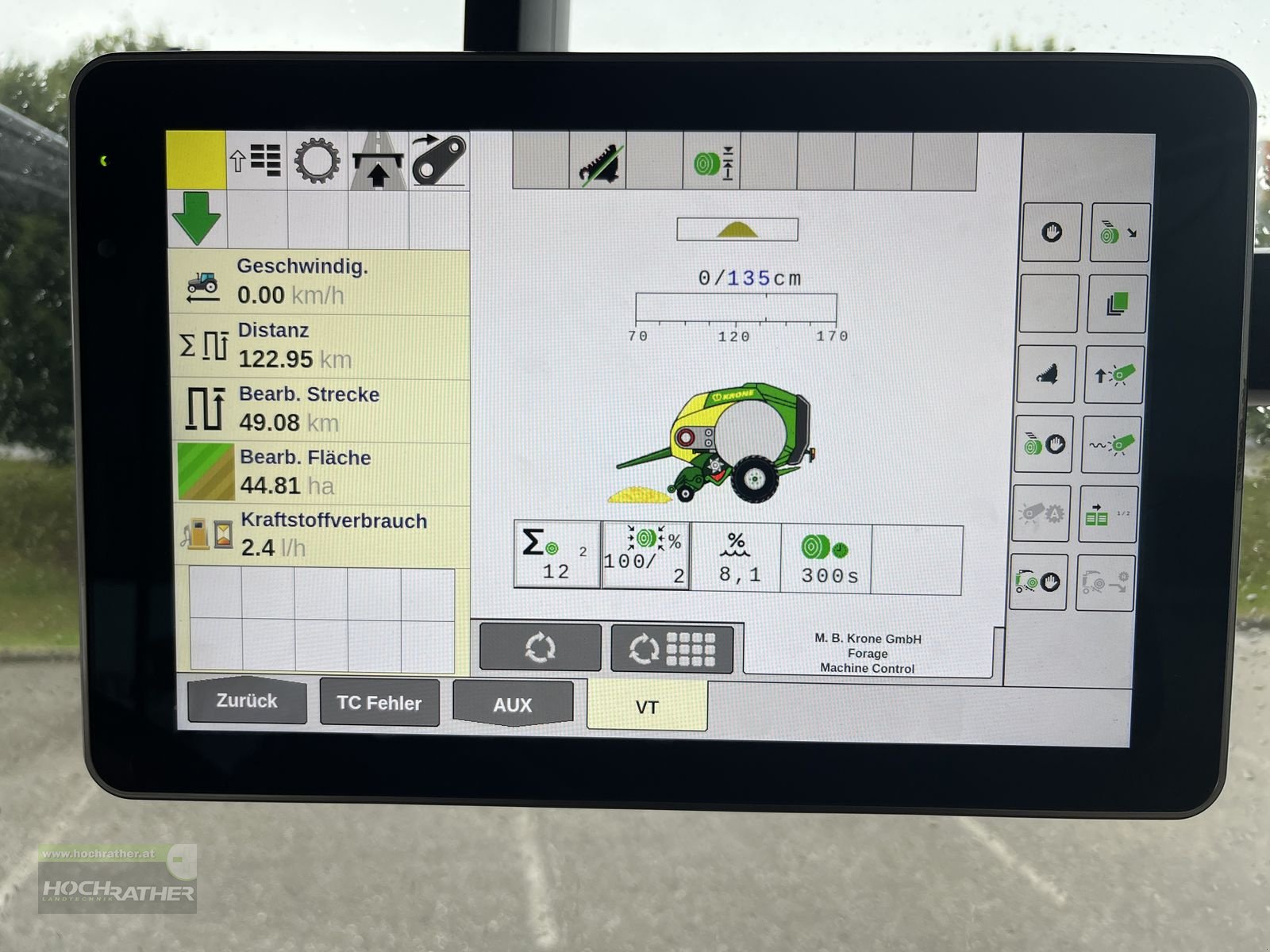 Rundballenpresse Türe ait Krone VARI PACK V 165 XC, Vorführmaschine içinde Kronstorf (resim 11)