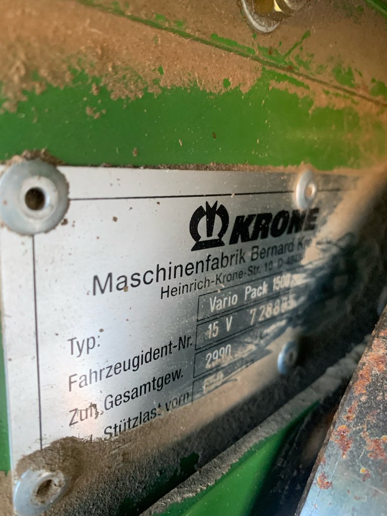 Rundballenpresse Türe ait Krone VarioPack 1500, Gebrauchtmaschine içinde Calmont (resim 10)