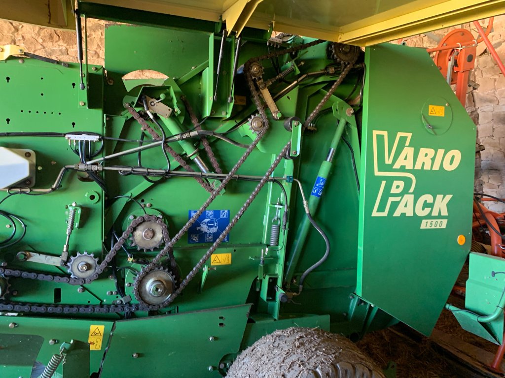 Rundballenpresse Türe ait Krone VarioPack 1500, Gebrauchtmaschine içinde Calmont (resim 8)