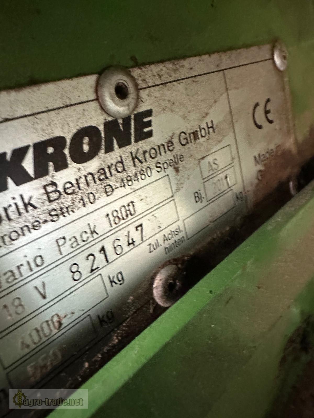 Rundballenpresse типа Krone VarioPack 1800, Gebrauchtmaschine в Ellerdorf (Фотография 9)