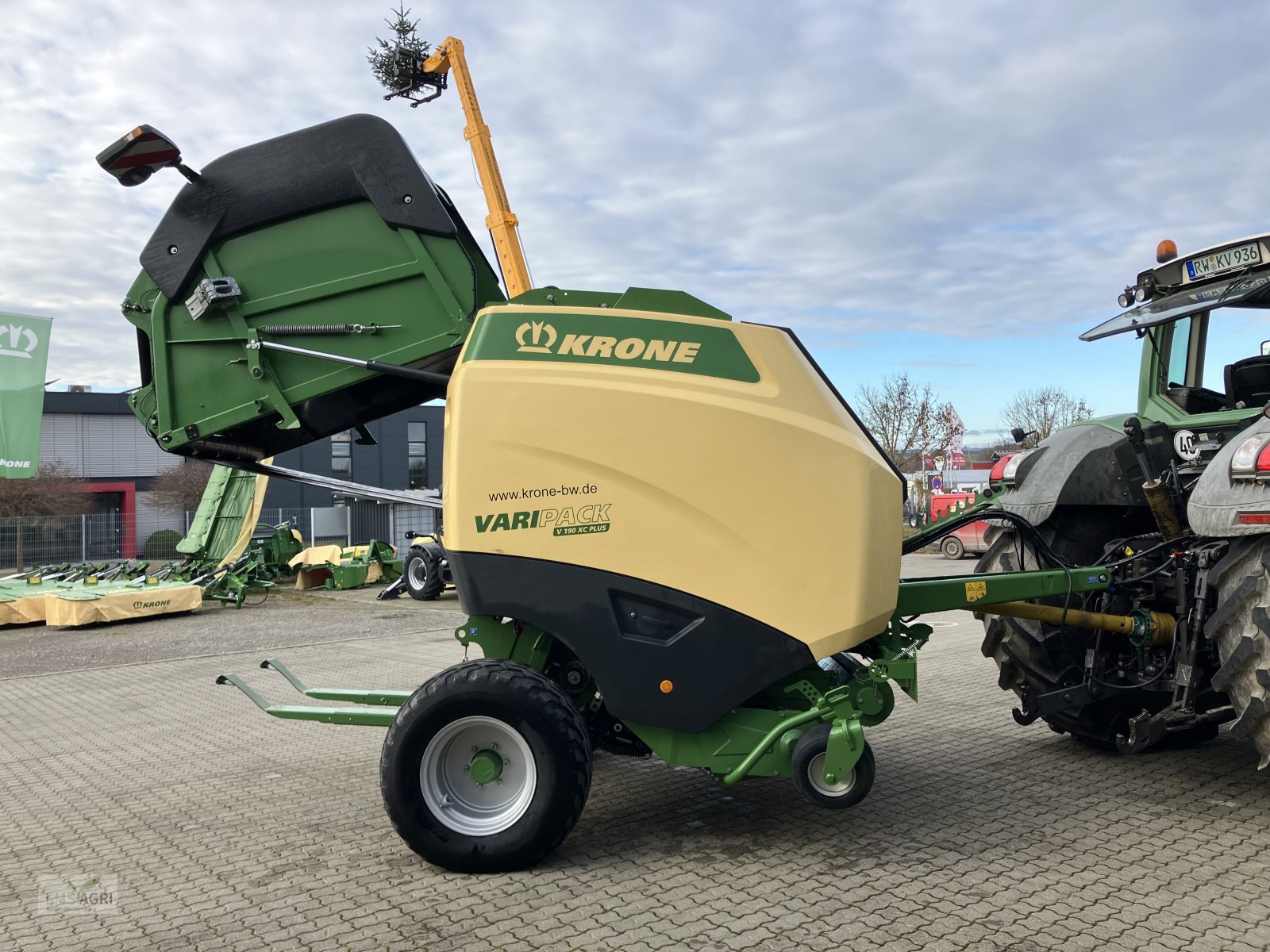 Rundballenpresse des Typs Krone VARIPACK V 190 XC PL, Gebrauchtmaschine in Vöhringen (Bild 6)