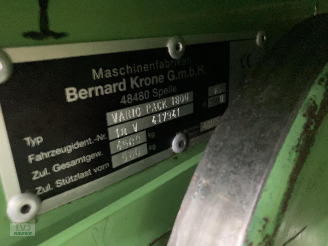 Rundballenpresse типа Krone VP 1800 MC, Gebrauchtmaschine в Spelle (Фотография 8)