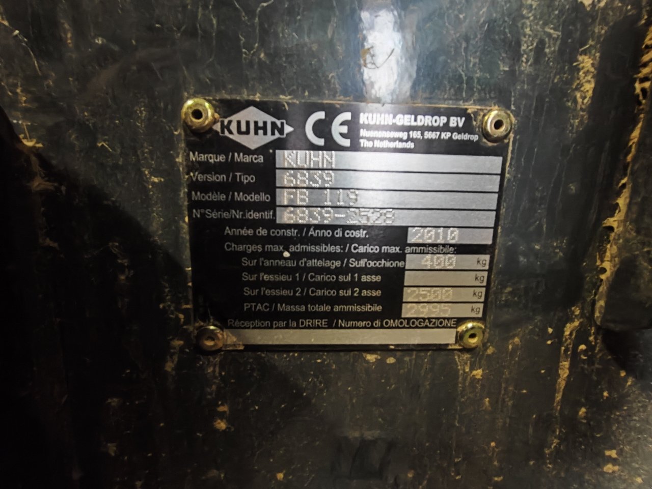 Rundballenpresse tip Kuhn FB 119, Gebrauchtmaschine in STENAY (Poză 6)