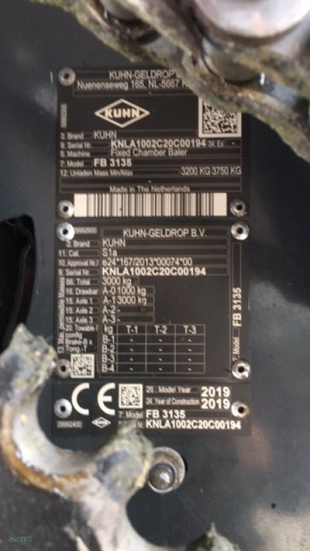 Rundballenpresse of the type Kuhn FB3135, Gebrauchtmaschine in St. Märgen (Picture 16)