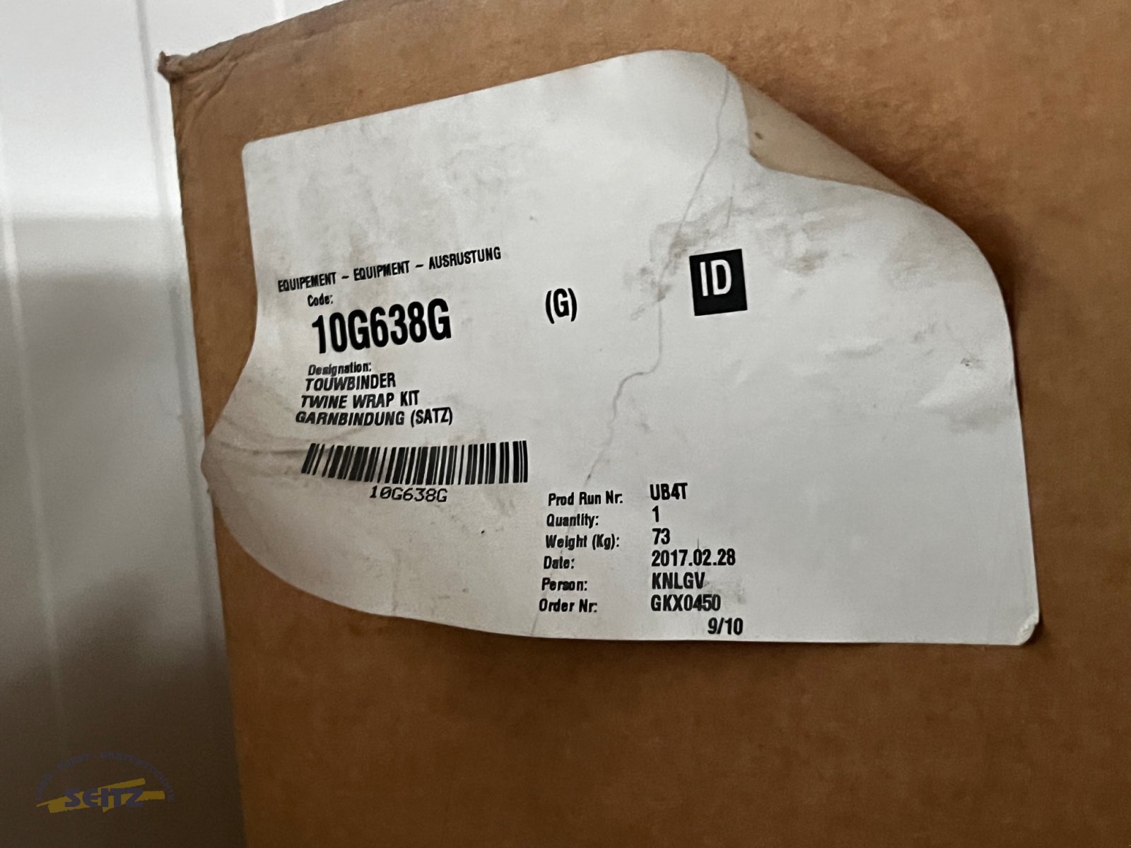 Rundballenpresse Türe ait Kuhn Garnbindung, Neumaschine içinde Lindenfels-Glattbach (resim 4)