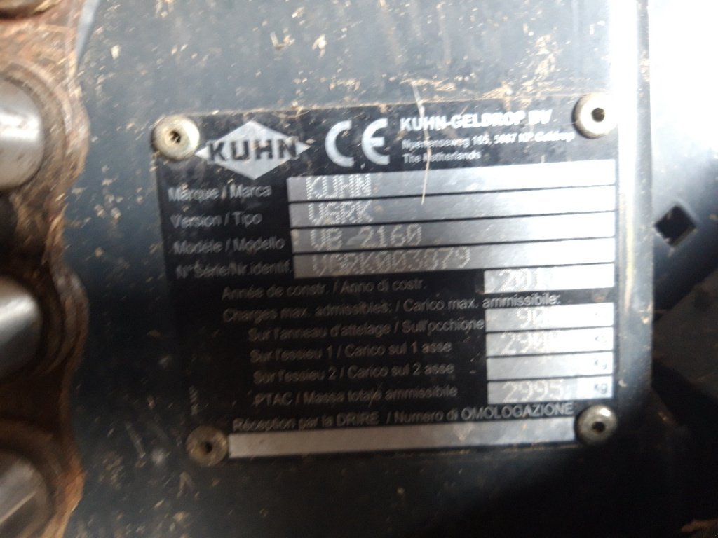 Rundballenpresse a típus Kuhn VB 2160 RC 14 FF, Gebrauchtmaschine ekkor: DIFFENBACH-LES-HELLIMER (Kép 11)