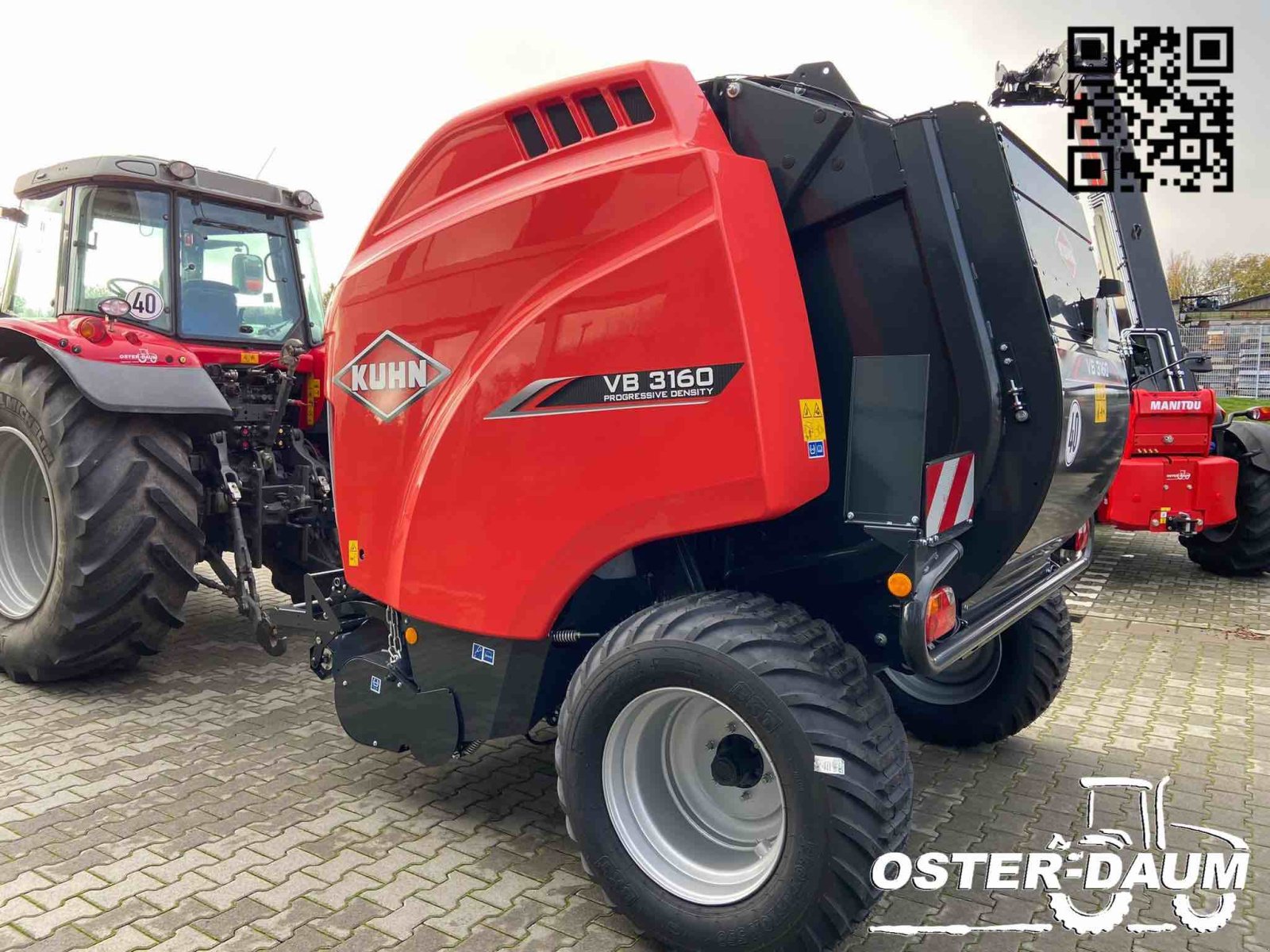 Rundballenpresse Türe ait Kuhn VB 3160 OC 14, Neumaschine içinde Kaisersesch (resim 7)