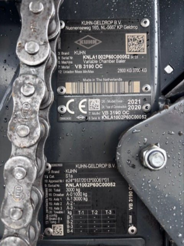 Rundballenpresse van het type Kuhn VB 3190, Gebrauchtmaschine in ALBI (Foto 8)