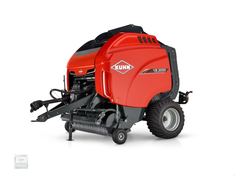 Rundballenpresse tipa Kuhn VB 3290, Neumaschine u Gross-Bieberau