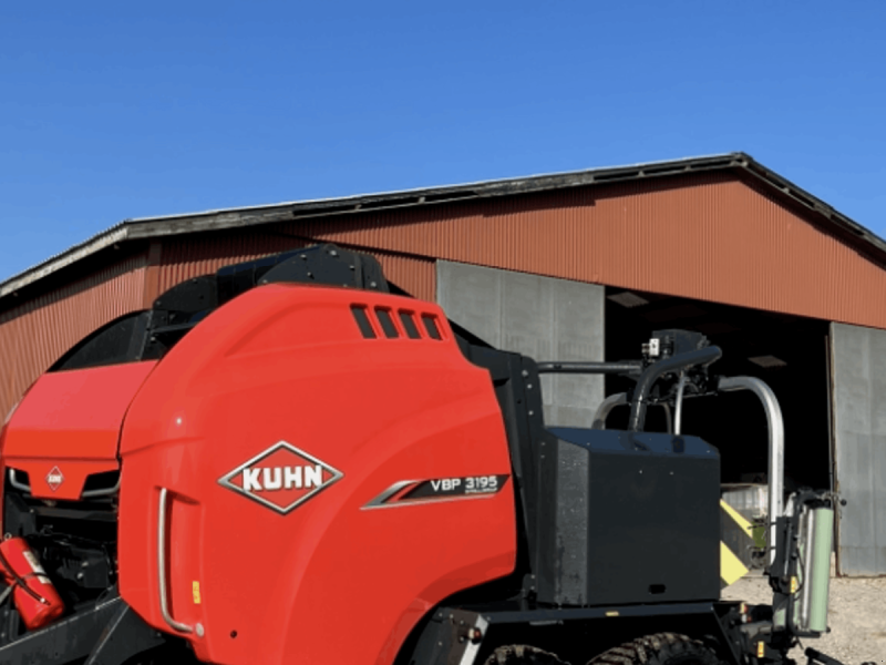 Rundballenpresse от тип Kuhn VBP 3195  3D indpakker, Gebrauchtmaschine в Løgstør (Снимка 1)