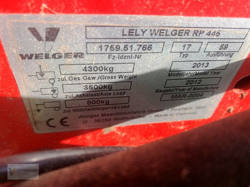 Rundballenpresse tip Lely RP 445, Gebrauchtmaschine in Fischbach/Clervaux (Poză 10)