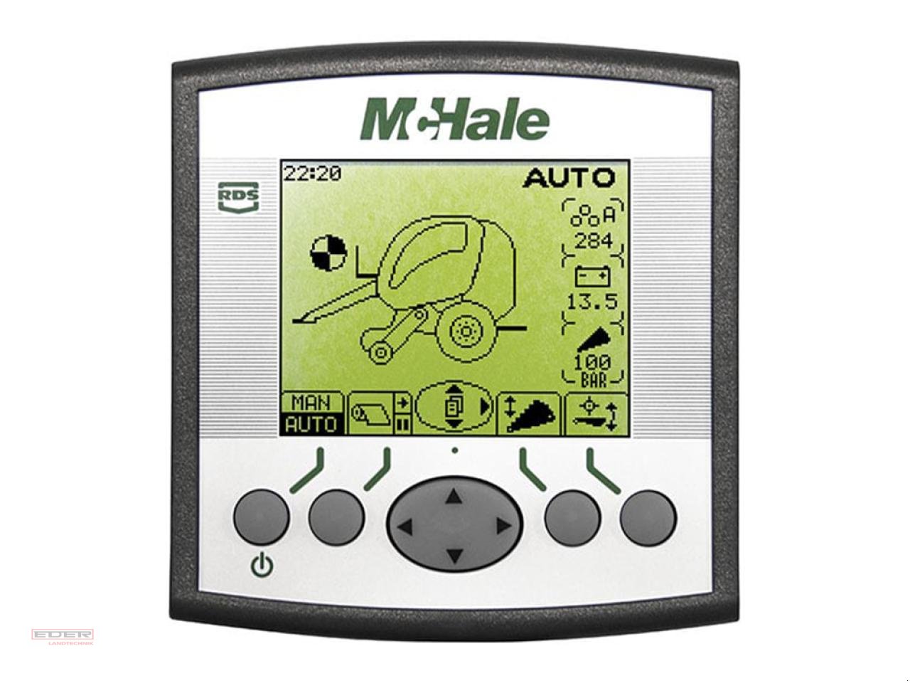 Rundballenpresse of the type McHale F 5500, Neumaschine in Tuntenhausen (Picture 17)