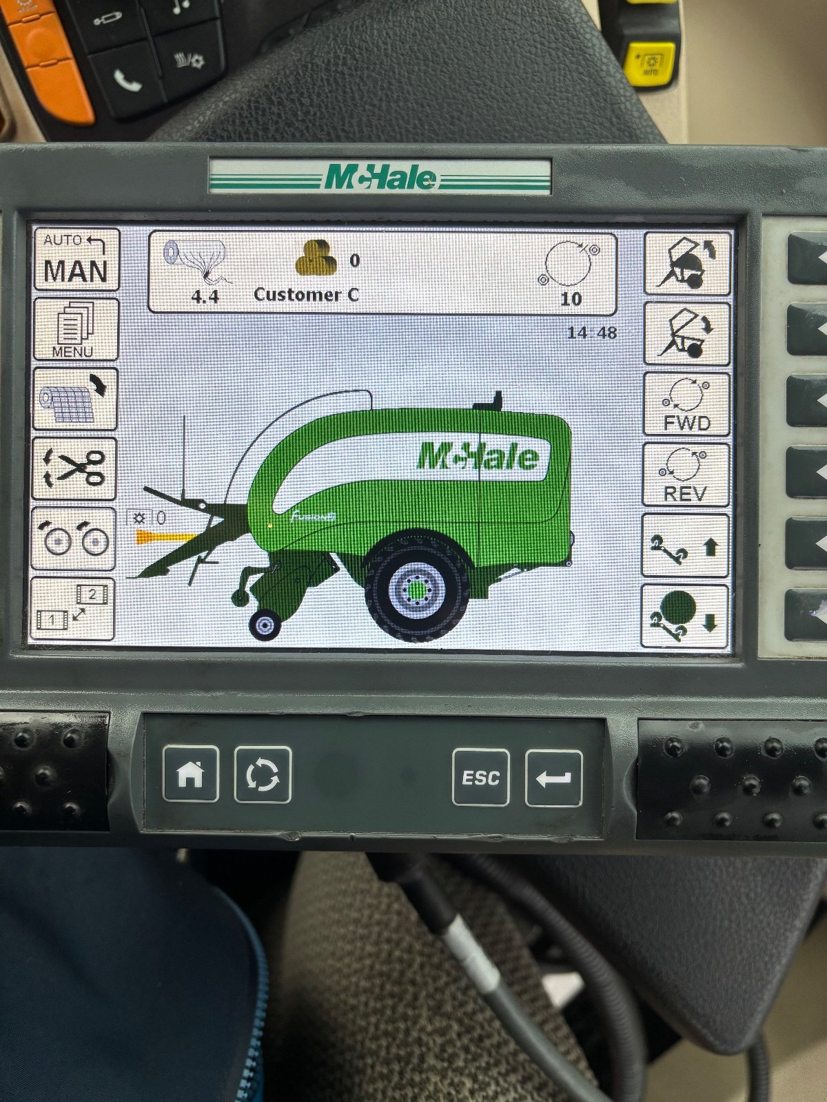 Rundballenpresse tip McHale Fusion 3 Plus, Gebrauchtmaschine in Memmingen (Poză 7)