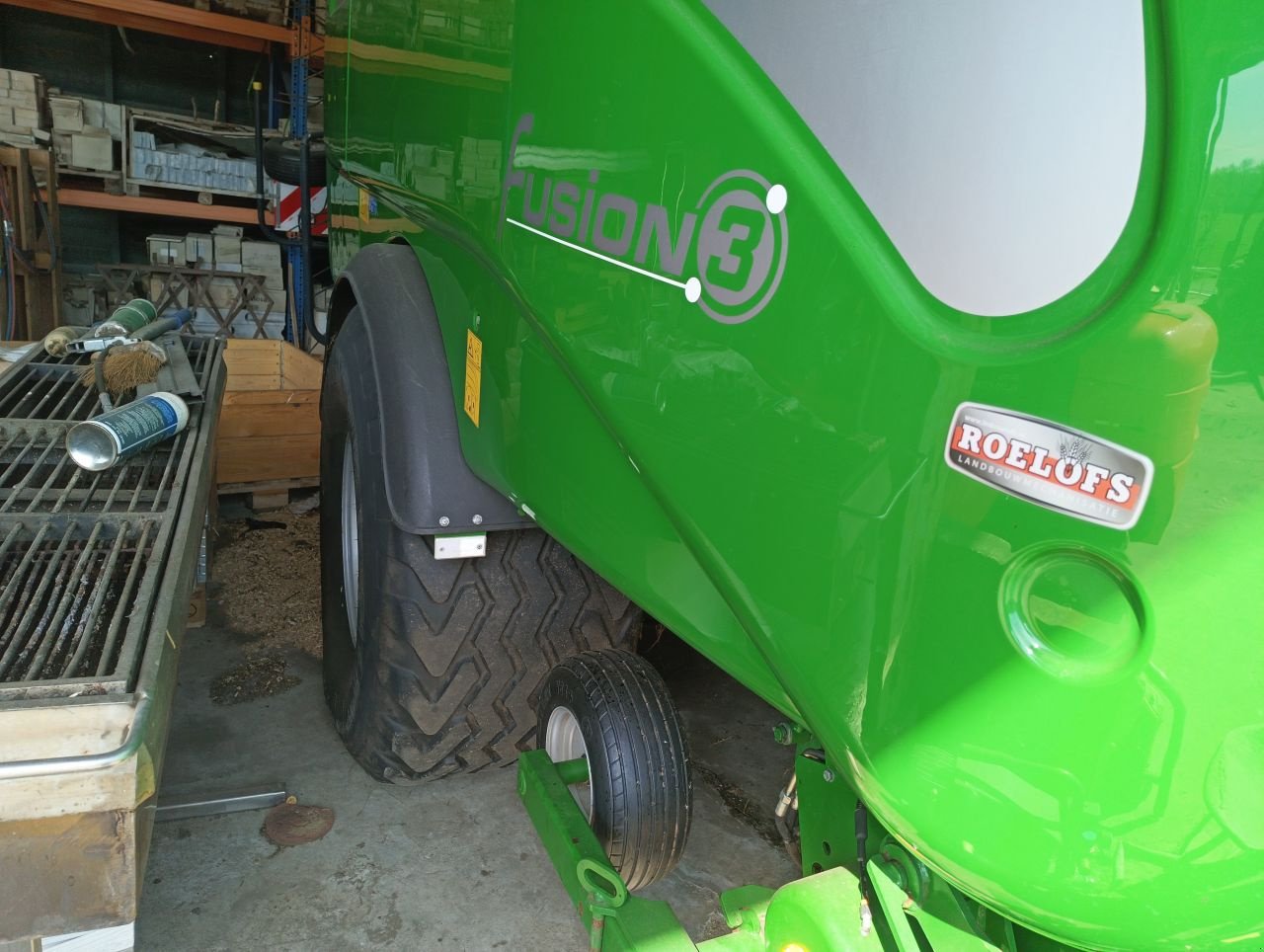 Rundballenpresse tip McHale Fusion 3, Gebrauchtmaschine in Haarle (Poză 5)