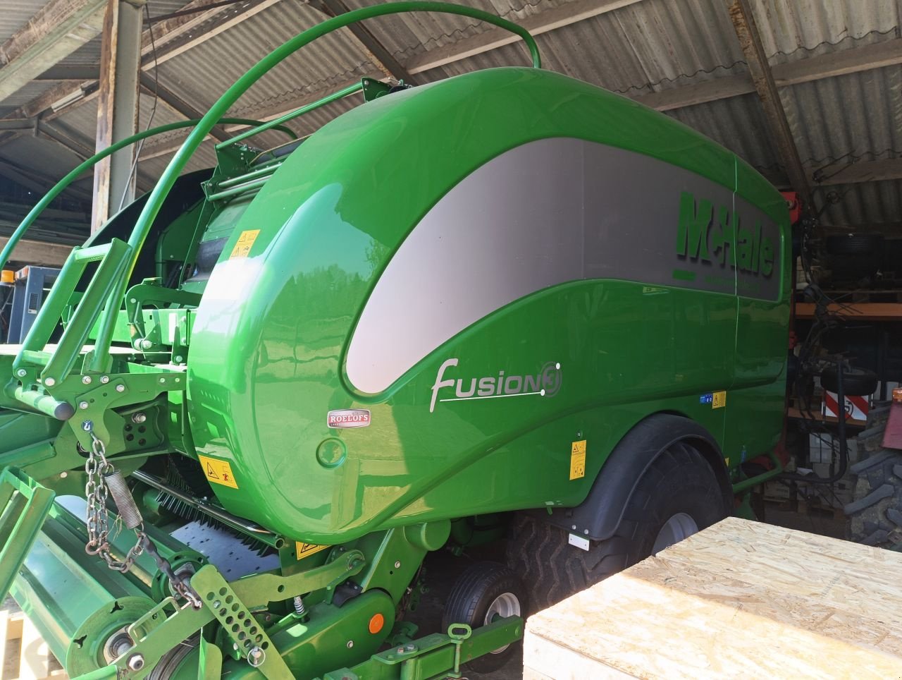 Rundballenpresse tip McHale Fusion 3, Gebrauchtmaschine in Haarle (Poză 1)