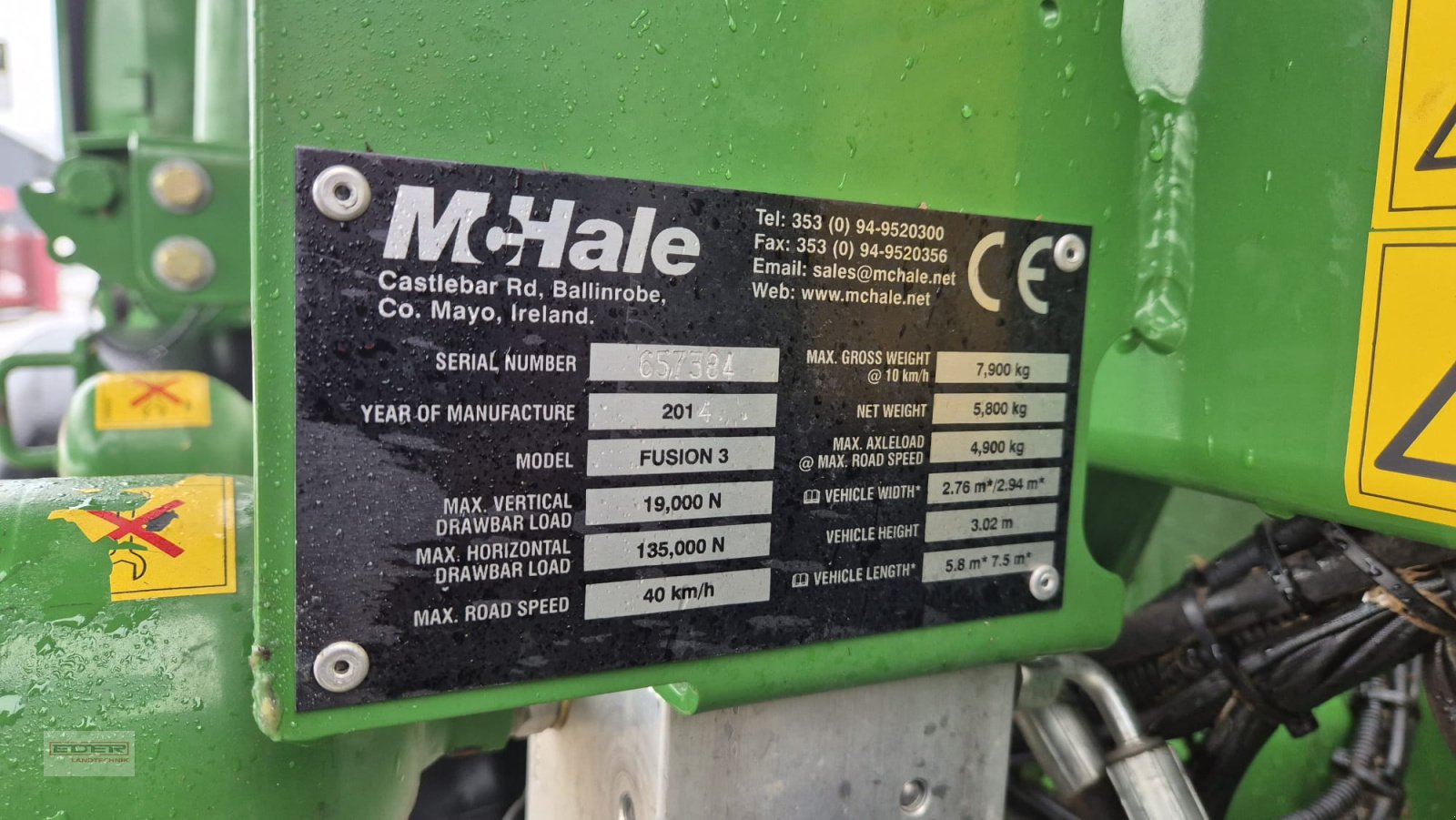 Rundballenpresse tipa McHale Fusion 3, Gebrauchtmaschine u Luizhausen-Lonsee (Slika 3)