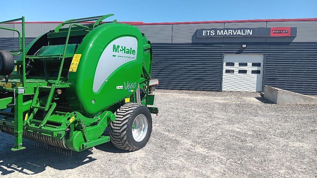 Rundballenpresse Türe ait McHale V660, Gebrauchtmaschine içinde JOZE (resim 3)