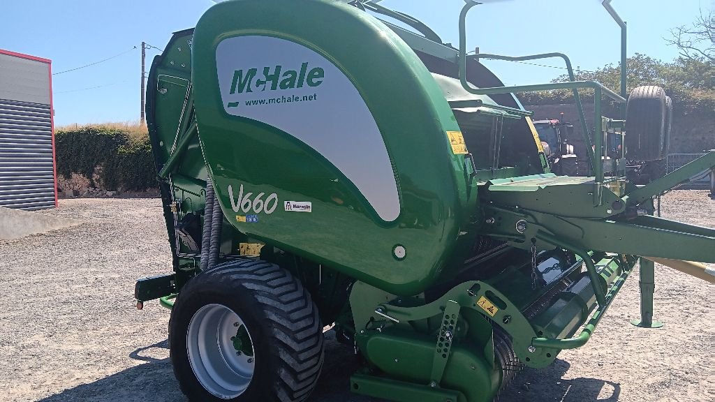 Rundballenpresse Türe ait McHale V660, Gebrauchtmaschine içinde JOZE (resim 2)