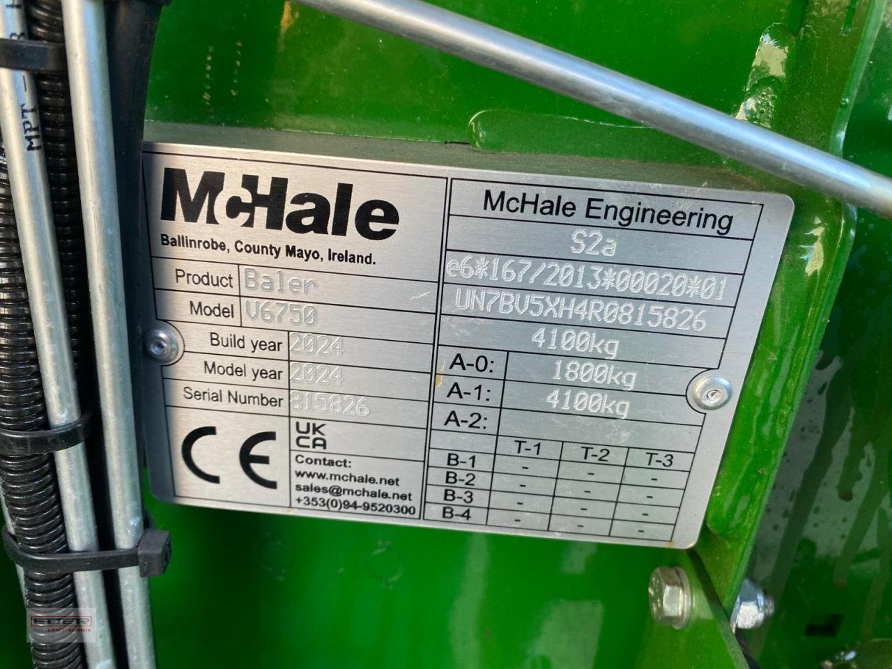 Rundballenpresse typu McHale V6750, Neumaschine v Tuntenhausen (Obrázek 20)