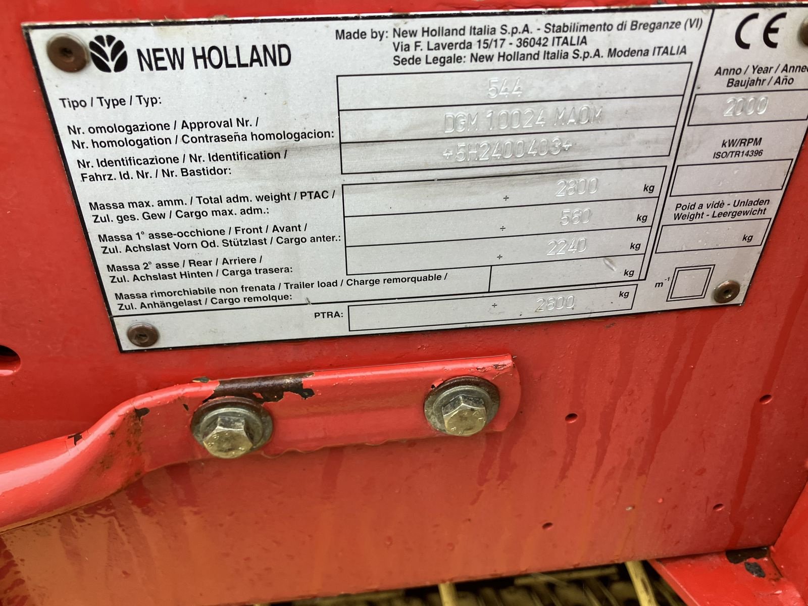 Rundballenpresse типа New Holland 544 CC, Gebrauchtmaschine в Villach (Фотография 9)