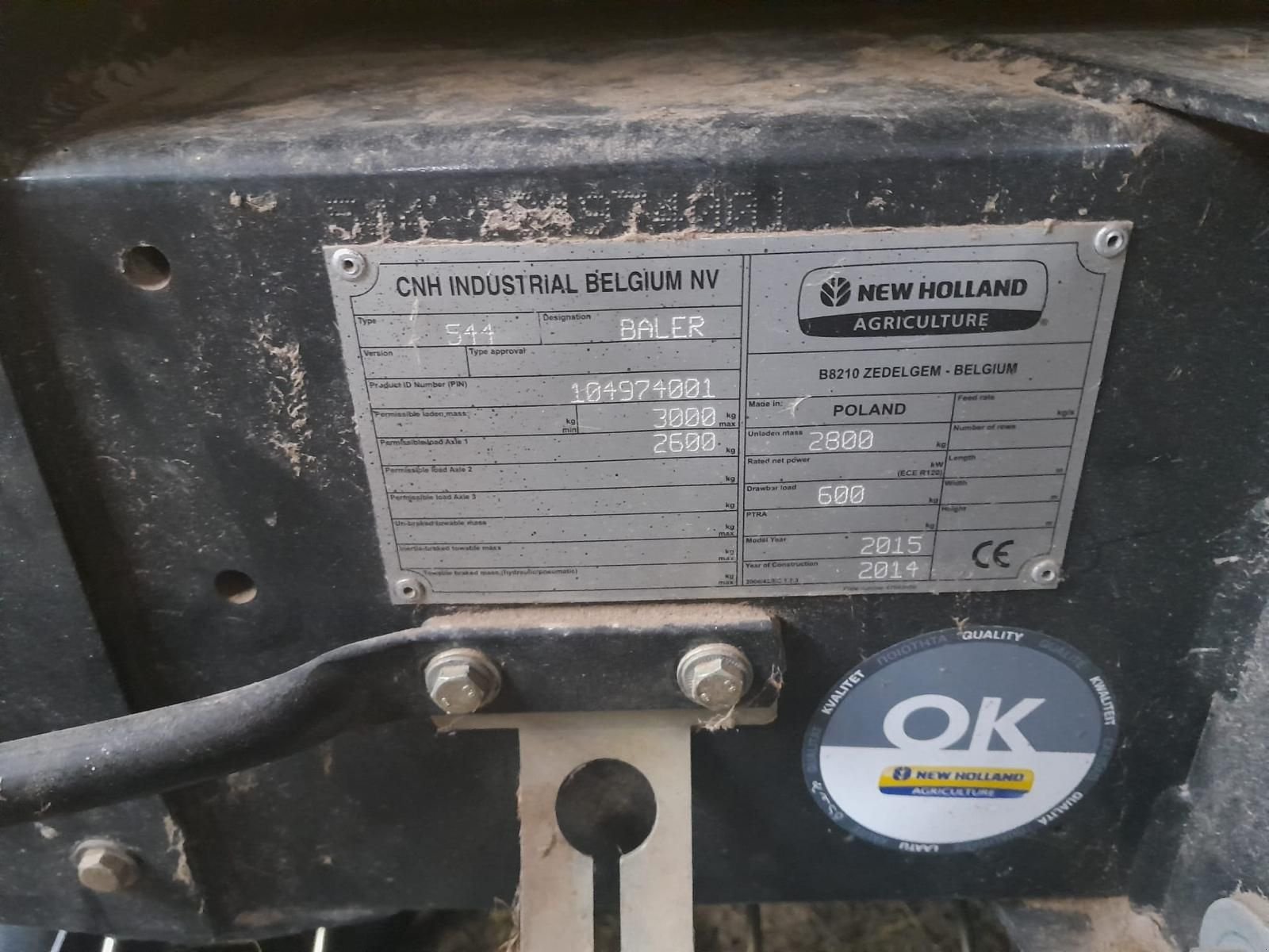 Rundballenpresse des Typs New Holland 6090 Rundballenpresse, Gebrauchtmaschine in Feldkirchen (Bild 4)