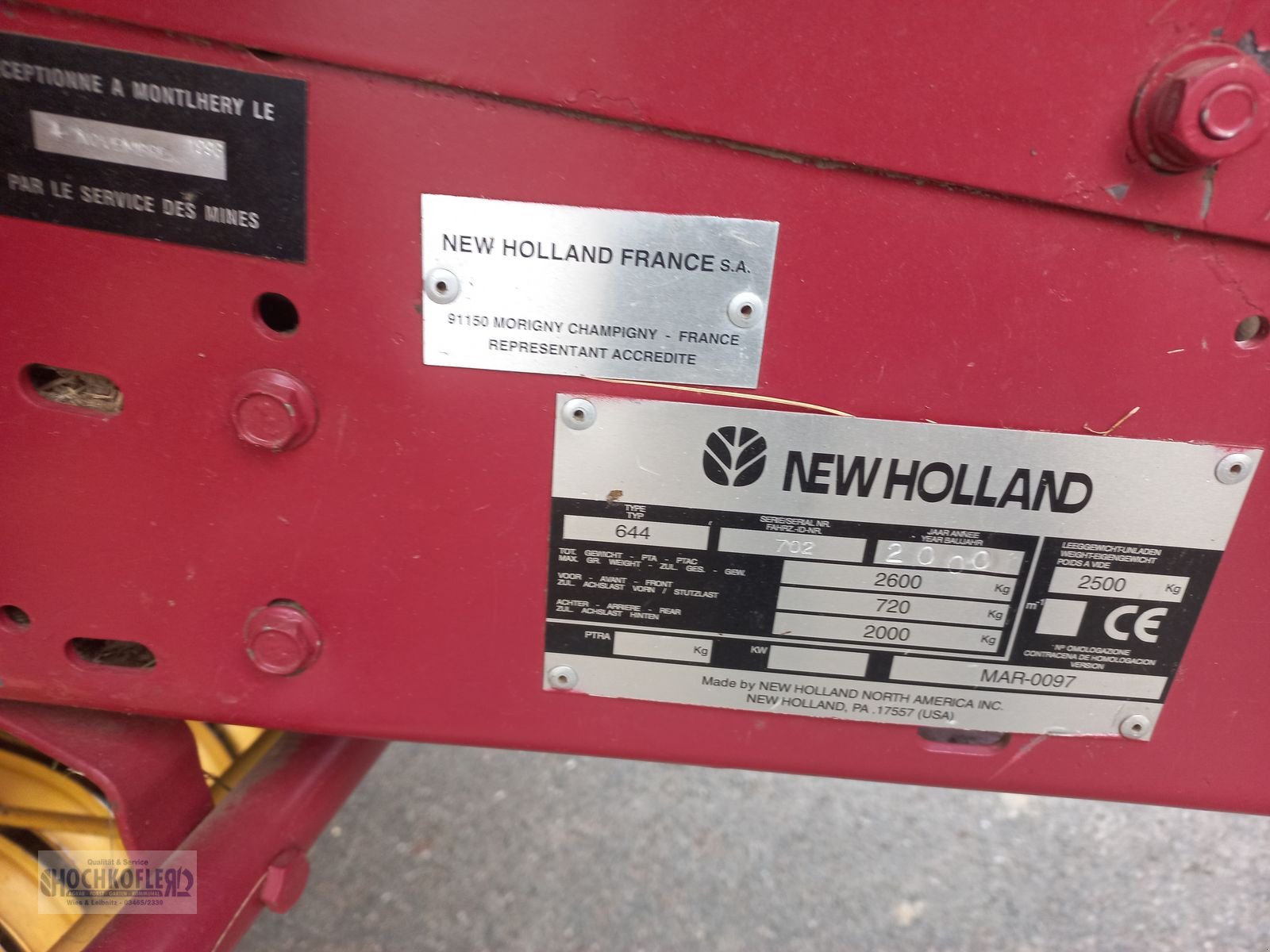 Rundballenpresse типа New Holland 644, Gebrauchtmaschine в Wies (Фотография 3)