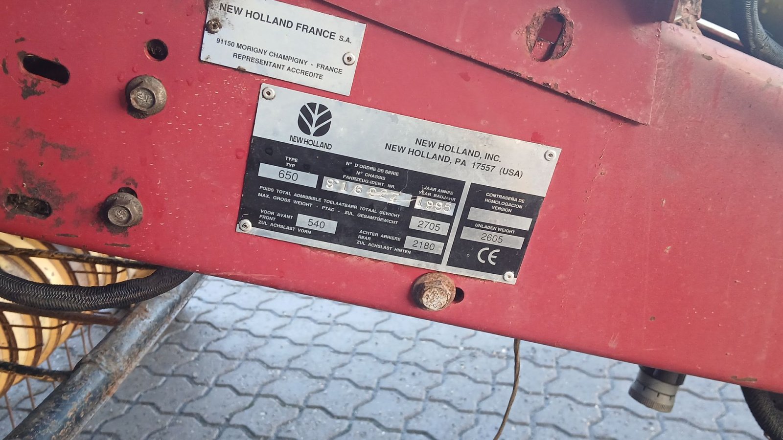 Rundballenpresse типа New Holland 650, Gebrauchtmaschine в Horsens (Фотография 11)