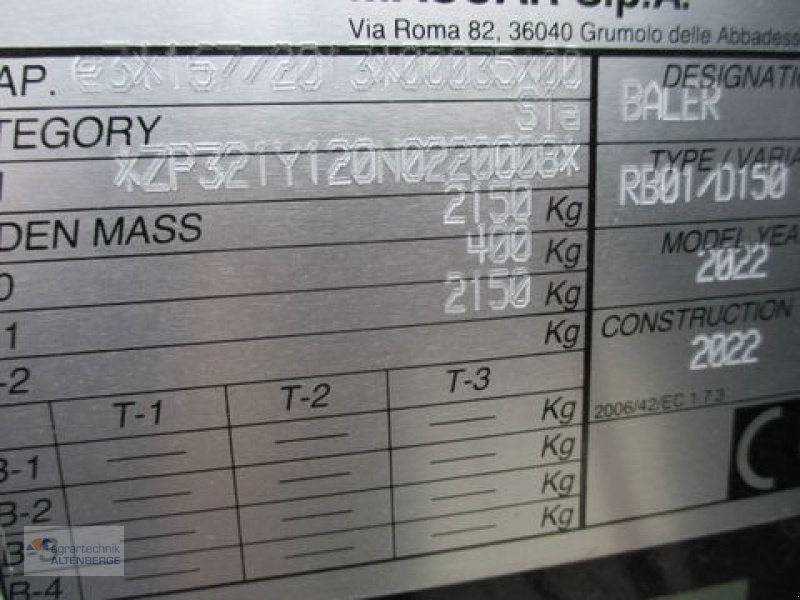 Rundballenpresse типа New Holland BR 150 Utility, Gebrauchtmaschine в Altenberge (Фотография 7)