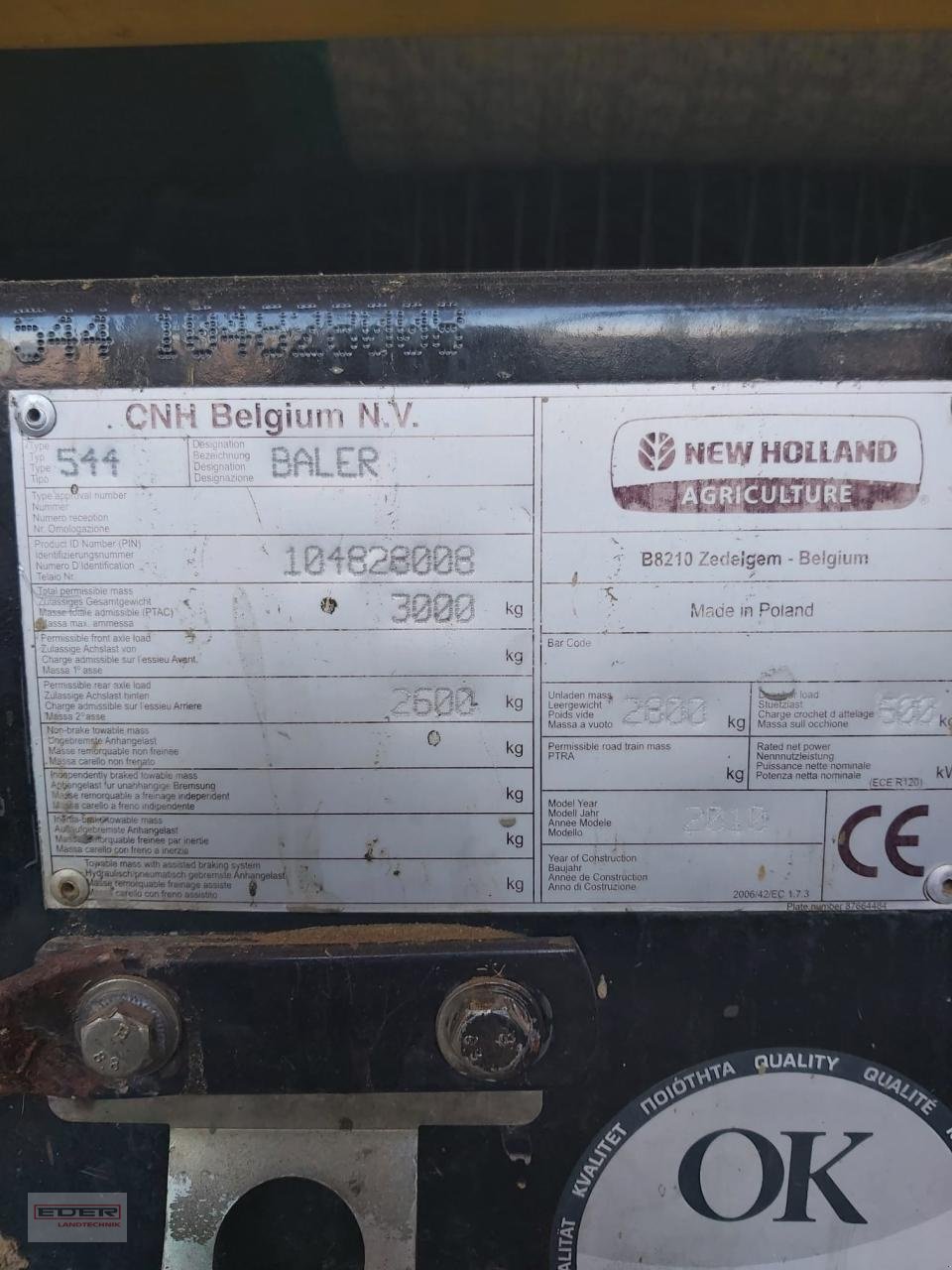 Rundballenpresse типа New Holland BR 6090 CropCutter, Gebrauchtmaschine в Tuntenhausen (Фотография 12)