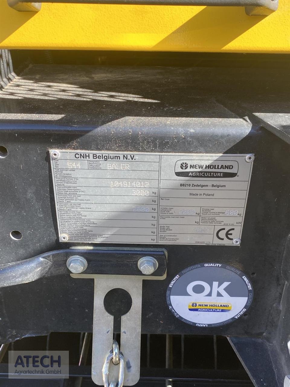 Rundballenpresse des Typs New Holland BR 6090 RC, Gebrauchtmaschine in Velburg (Bild 5)