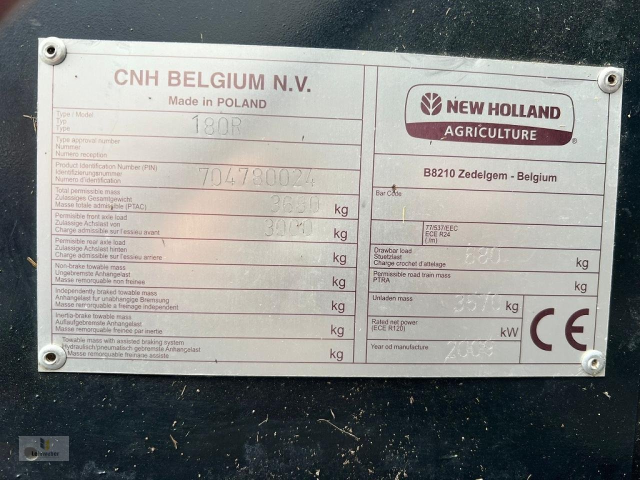 Rundballenpresse от тип New Holland BR 7070, Gebrauchtmaschine в Neuhof - Dorfborn (Снимка 8)