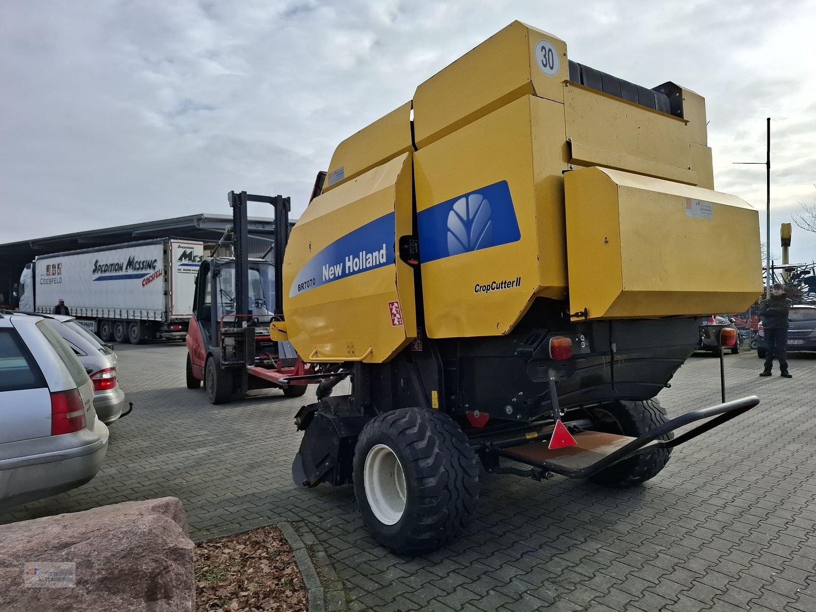 Rundballenpresse del tipo New Holland BR 7070, Gebrauchtmaschine In Altenberge (Immagine 4)