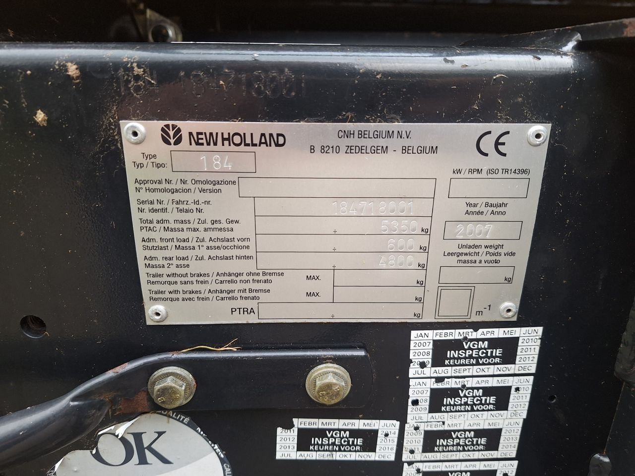 Rundballenpresse van het type New Holland BR560A, Gebrauchtmaschine in Wenum Wiesel (Foto 3)