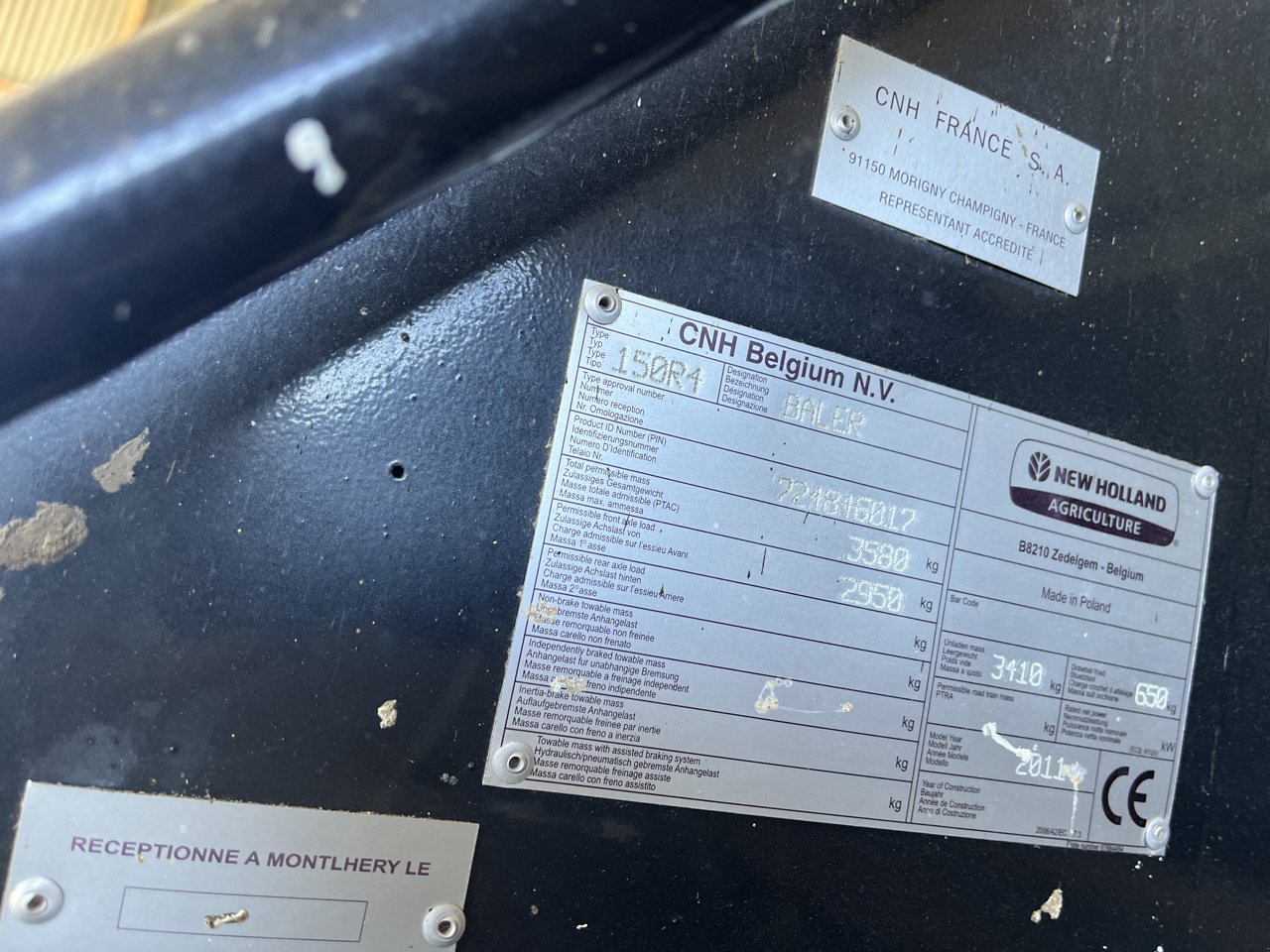 Rundballenpresse van het type New Holland BR7060, Gebrauchtmaschine in VERT TOULON (Foto 5)