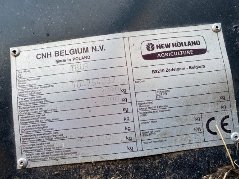 Rundballenpresse typu New Holland BR7070, Gebrauchtmaschine v Hemmet (Obrázek 8)