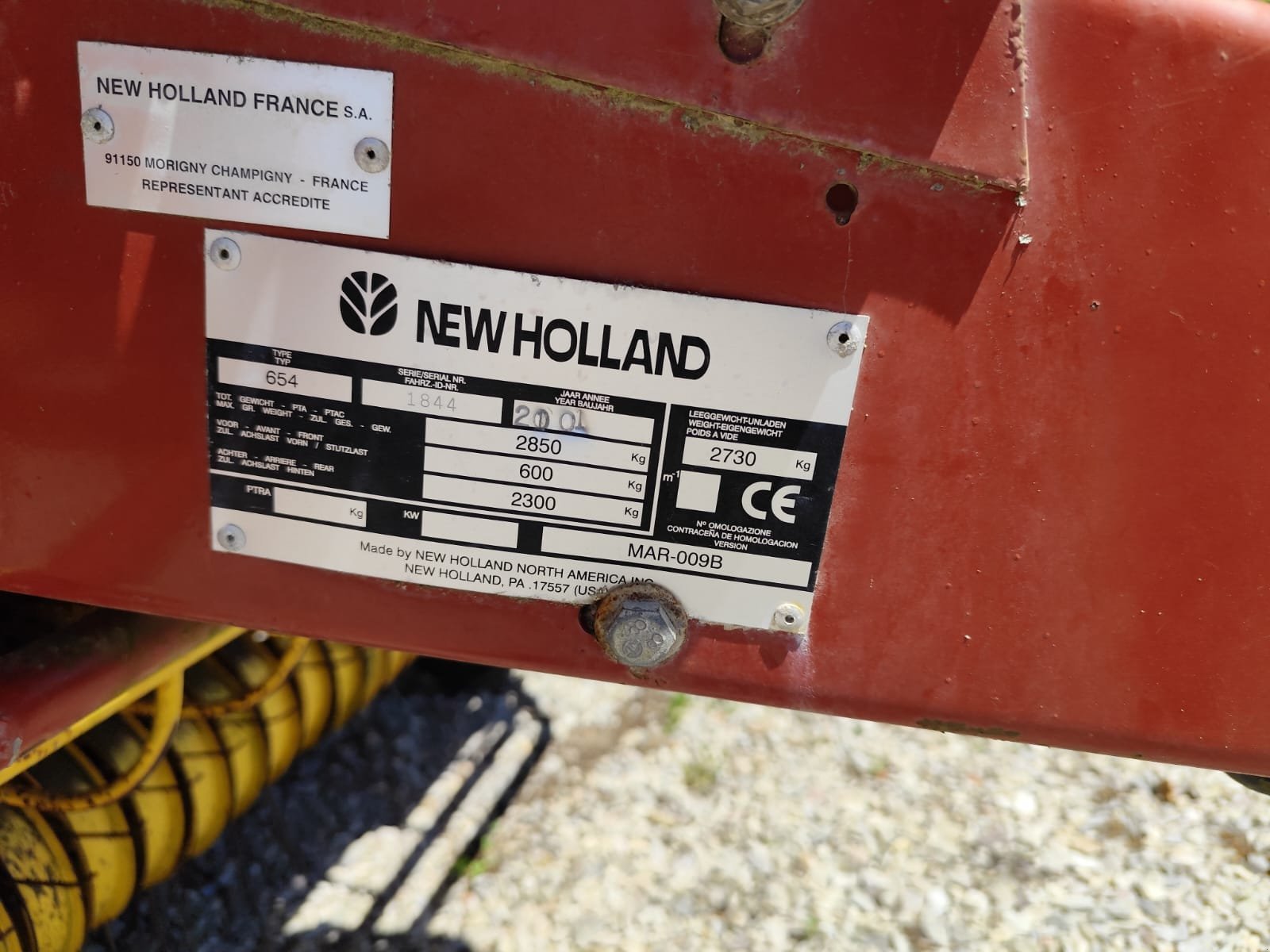 Rundballenpresse des Typs New Holland Presse à balles rondes 658 New Holland, Gebrauchtmaschine in Le Horps (Bild 5)