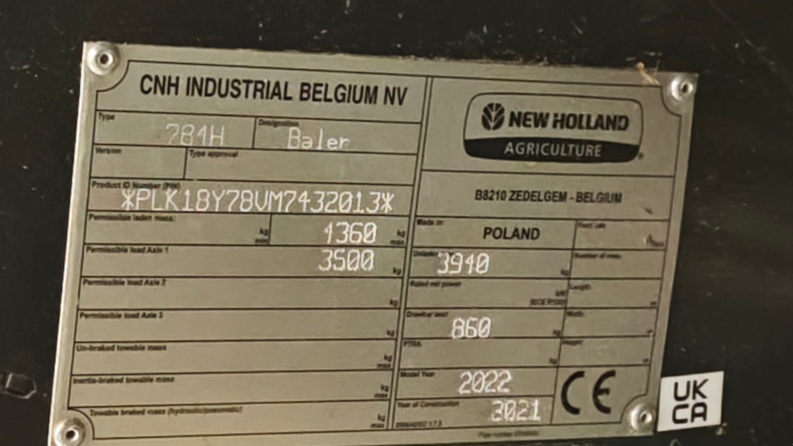 Rundballenpresse tip New Holland Roll-Belt 180 Superfeed, Gebrauchtmaschine in Holstebro (Poză 16)
